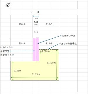 三重県四日市市茂福町 間取図・土地図