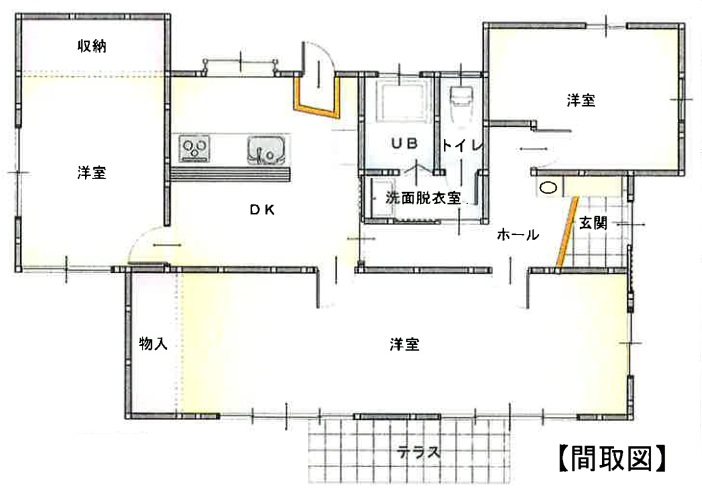 【会員限定】北堀江2丁目　リフォーム済み中古戸建 間取図・土地図