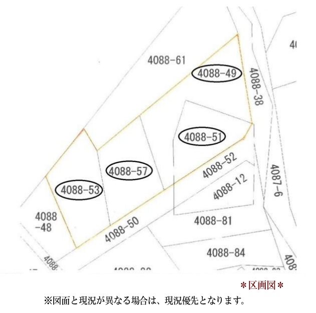 東郷町春木清水ケ根 間取図・土地図