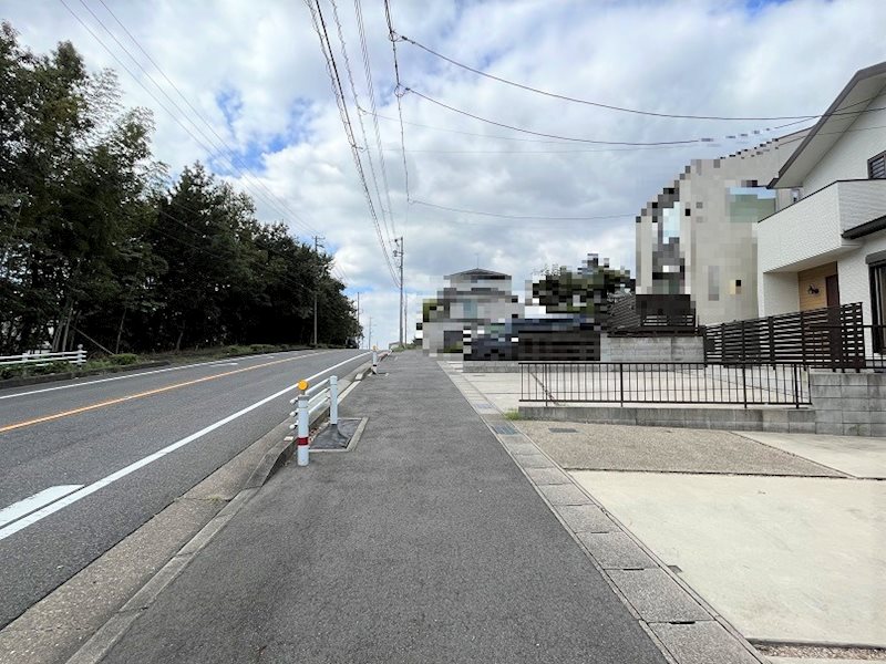 日進市浅田平子2丁目 現地写真（前面道路含む現地写真）
