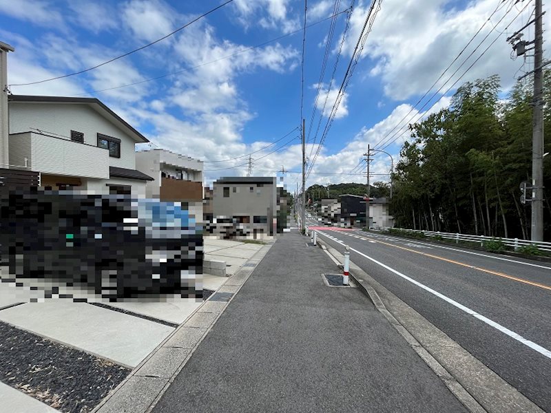 日進市浅田平子2丁目 現地写真（前面道路含む現地写真）