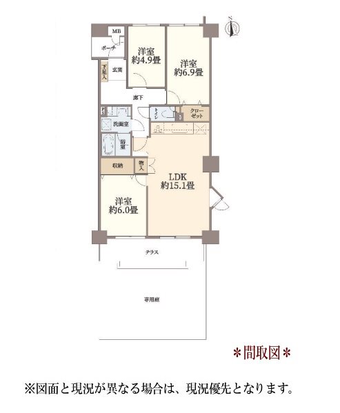 ラ・キャッスル和合 間取図・土地図