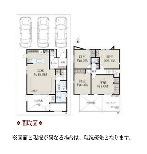 天白区福池2丁目 間取図・土地図