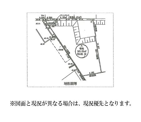 日進市藤塚4丁目 間取図・土地図