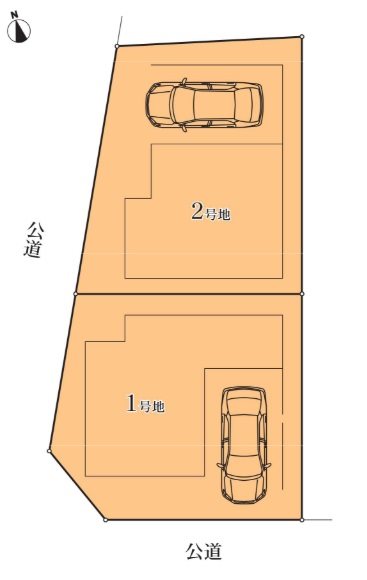 天白区一本松1丁目　1号地 間取図・土地図
