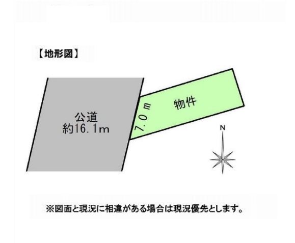 緑区鳴子町4丁目 間取図・土地図