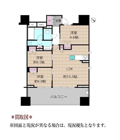 クリオレジダンス赤池ザ・マークス 間取図・土地図