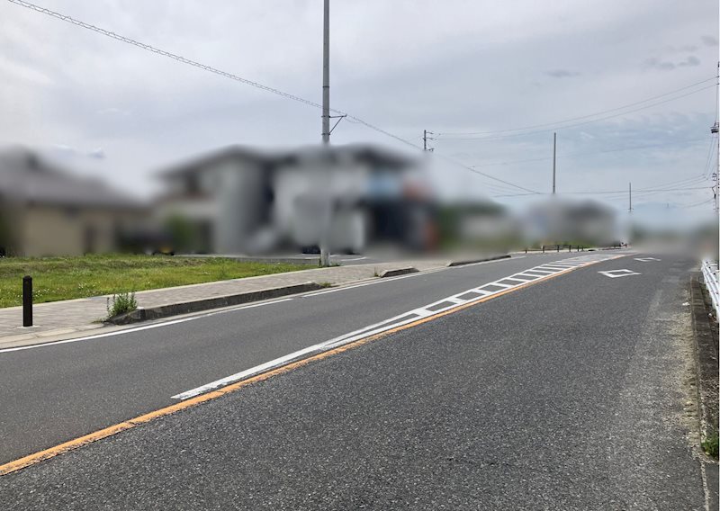 東郷中央土地区画整理3街区2 現地写真（前面道路含む現地写真）