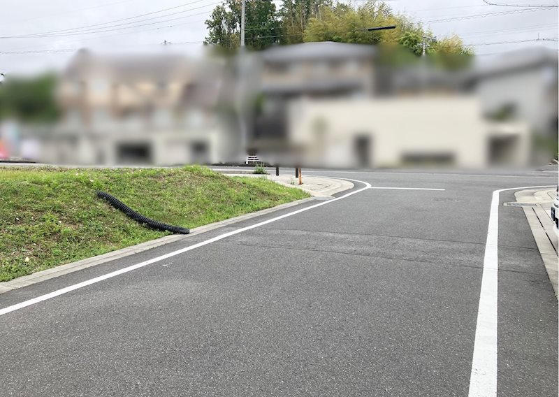 東郷中央土地区画整理3街区2 現地写真（前面道路含む現地写真）