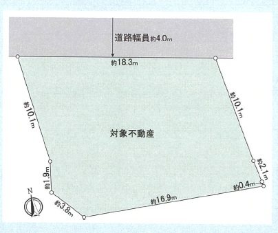 豊明市栄町上姥子 間取図・土地図