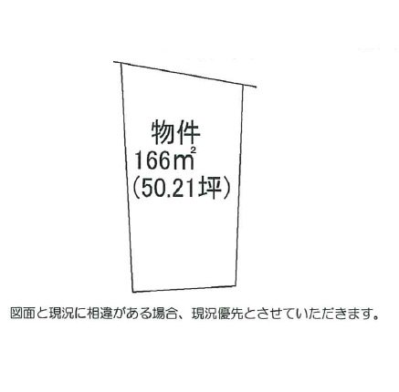 名古屋市南区笠寺町字市場 間取図・土地図