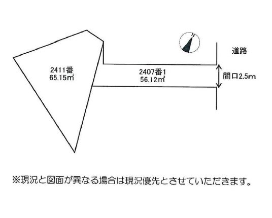 名古屋市南区呼続元町 間取図・土地図