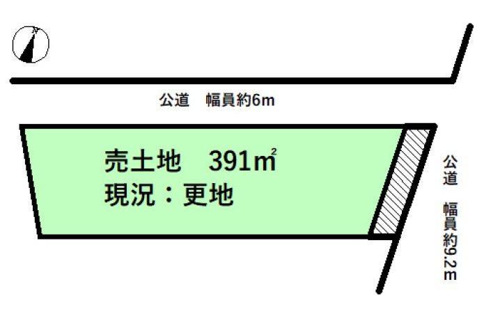 豊明市沓掛町勅使 間取図・土地図