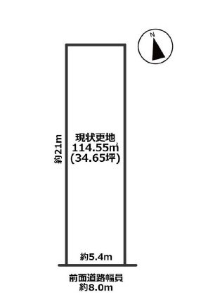 名古屋市南区明円町 間取図・土地図