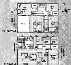 中京競馬場前駅　5号地 間取図・土地図