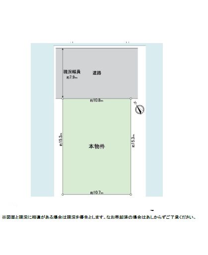 名古屋市南区大堀町 間取図・土地図
