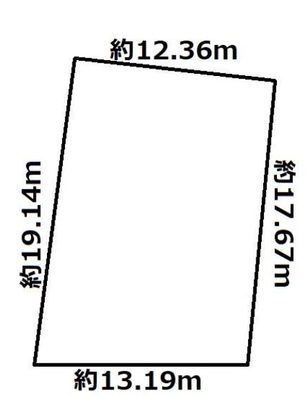 大府市北山町1丁目 間取図・土地図