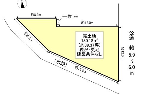 大府市共和町3丁目 間取図・土地図