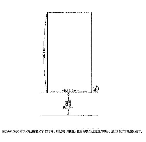 大府市横根町羽根山 間取図・土地図
