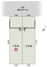 豊明市阿野町 間取図・土地図