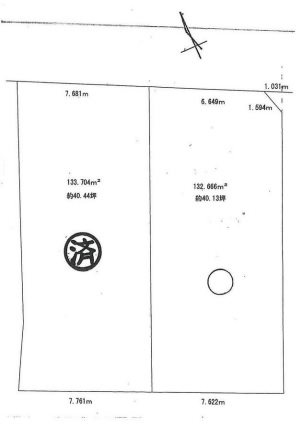 名古屋市南区笠寺町下新町 間取図・土地図