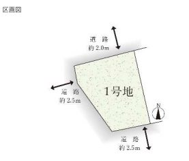 名古屋市南区呼続元町 間取図・土地図