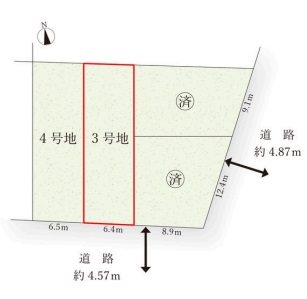 名古屋市南区楠町（3号地） 間取図・土地図