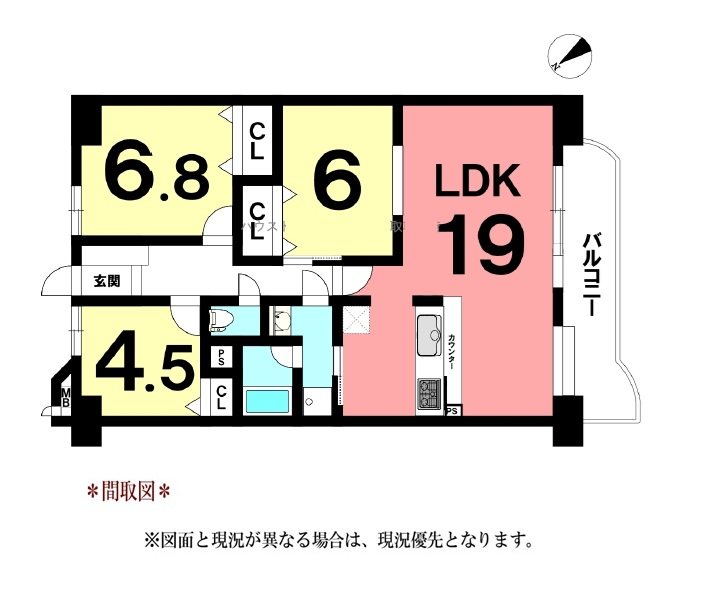 ダイアパレス日進 間取図・土地図