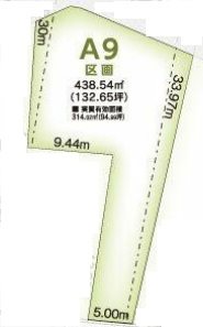 東海市加木屋町北平井 間取図・土地図