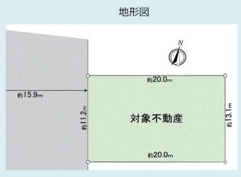大府市江端町3丁目 間取図・土地図