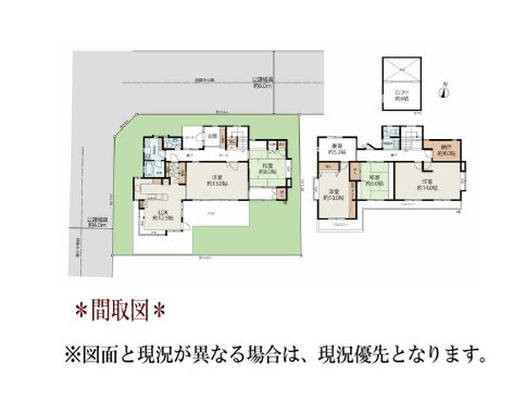 天白区表山1丁目 間取図・土地図