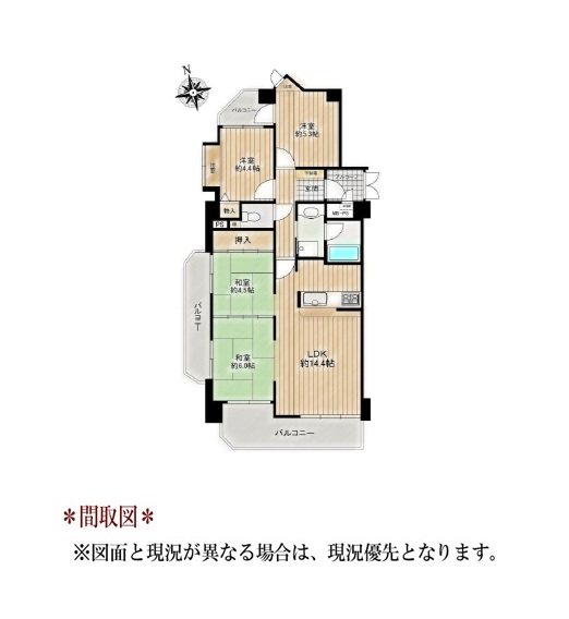 グローリアス赤池 間取図・土地図