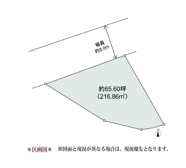 日進市浅田町平池 間取図・土地図
