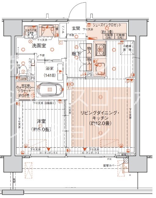 デュオセーヌ豊田  間取図・土地図