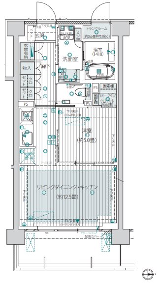 デュオセーヌ横浜青葉台 間取図・土地図