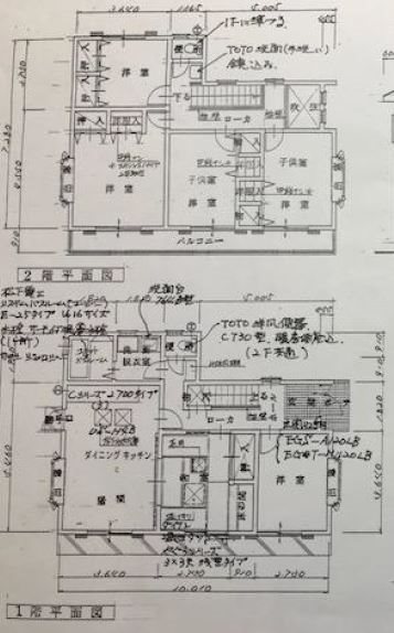 土岐市泉町久尻　戸建 間取図・土地図
