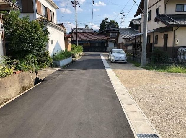岐阜県土岐市妻木町　土地 現地写真（前面道路含む現地写真）