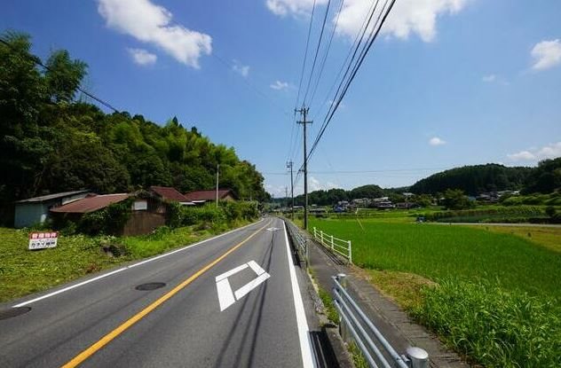 岐阜県瑞浪市山田町　土地 現地写真（前面道路含む現地写真）