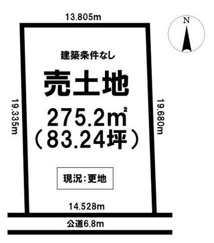 多治見市小泉町5丁目　土地 間取図・土地図