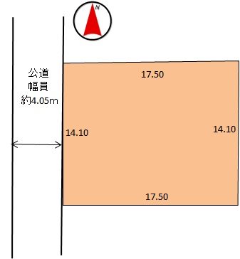 多治見市旭ケ丘8丁目　土地 間取図・土地図