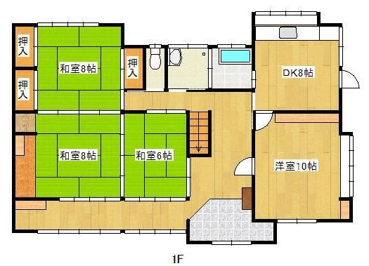 岐阜県土岐市下石町　戸建 間取図・土地図