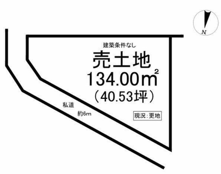 土岐市泉町河合　土地 間取図・土地図