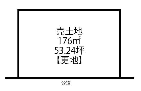 多治見市市之倉町1丁目　土地 間取図・土地図