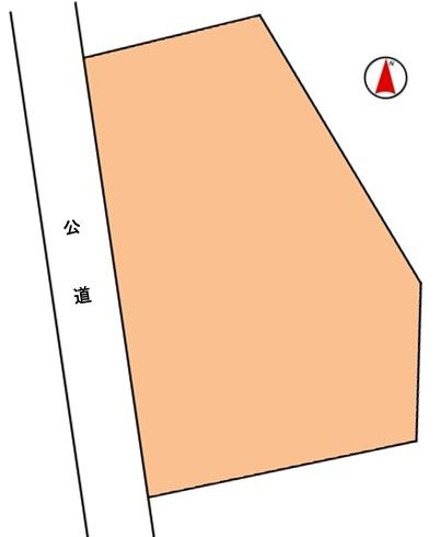 多治見市滝呂町13丁目　土地 間取図・土地図