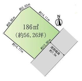 多治見市高田町11丁目　土地 間取図・土地図