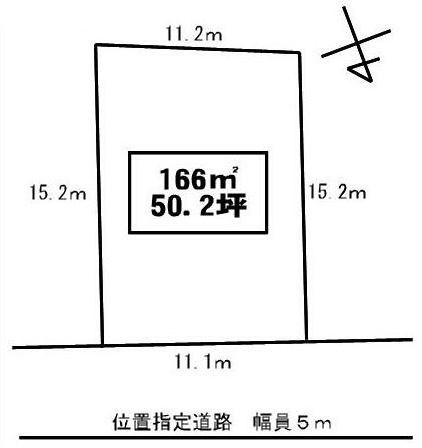 土岐市泉町河合　土地 間取図・土地図