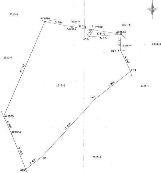 土岐市肥田町肥田　土地 間取図・土地図