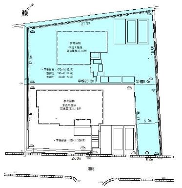 多治見市長瀬町　土地 間取図・土地図