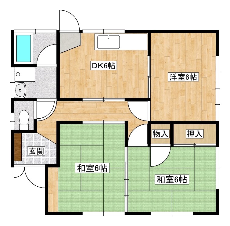 多治見市根本町5丁目　戸建 間取図・土地図