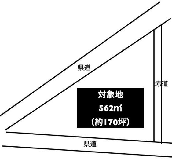 瑞浪市山田町　土地 間取図・土地図